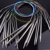 Circular Knitting Needles 32inches/80cm,Size US 8.0(5mm) Stainless Steel Round Knitting