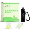 10 Pair Soft Foam Earplugs,34dB Highest NRR, Noise Cancelling，Individually Wrapped,Reusable