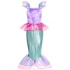 Little Girls Mermaid Princess Costume for Girls Dress Up Party