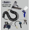 Keepro Polyurethane Recoil Air Hose, 1/4 Inch ID By 50