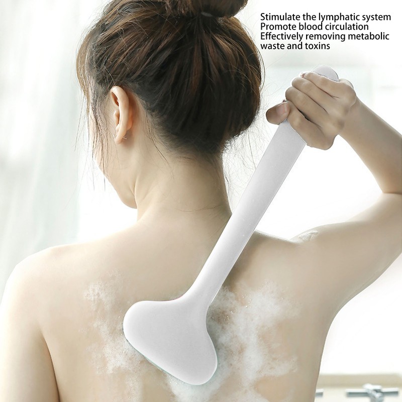 Bath Body Brush Long Handle Promote Circulation Deep Cleaning Exfoliating