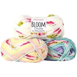 PREMIER YARNS Yarn Bloom Chunky BREA, Baby's Breath