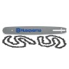 Husqvarna 12" chainsaw bar and 2 chains