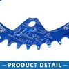 A ABSOPRO 42 Teeth 104mm Bicycle Wide Chainring Crankset Tooth