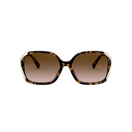 Coach HC8280U Universal Fit Sunglasses, Dark Tortoise/Brown Gradient, 57 mm
