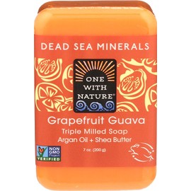 One With Nature Dead Sea Minerals Bar Soap Grapefruit Guava - 7 oz