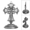 Jesus Statue Ornament Alloy Jesus Christ Cross Statue Figurine Christian
