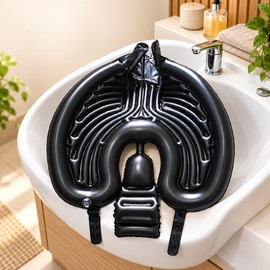 Inflatable Hair Wash Basin for Home Shampooing - Portable PVC Design for Convenient Use and Storage