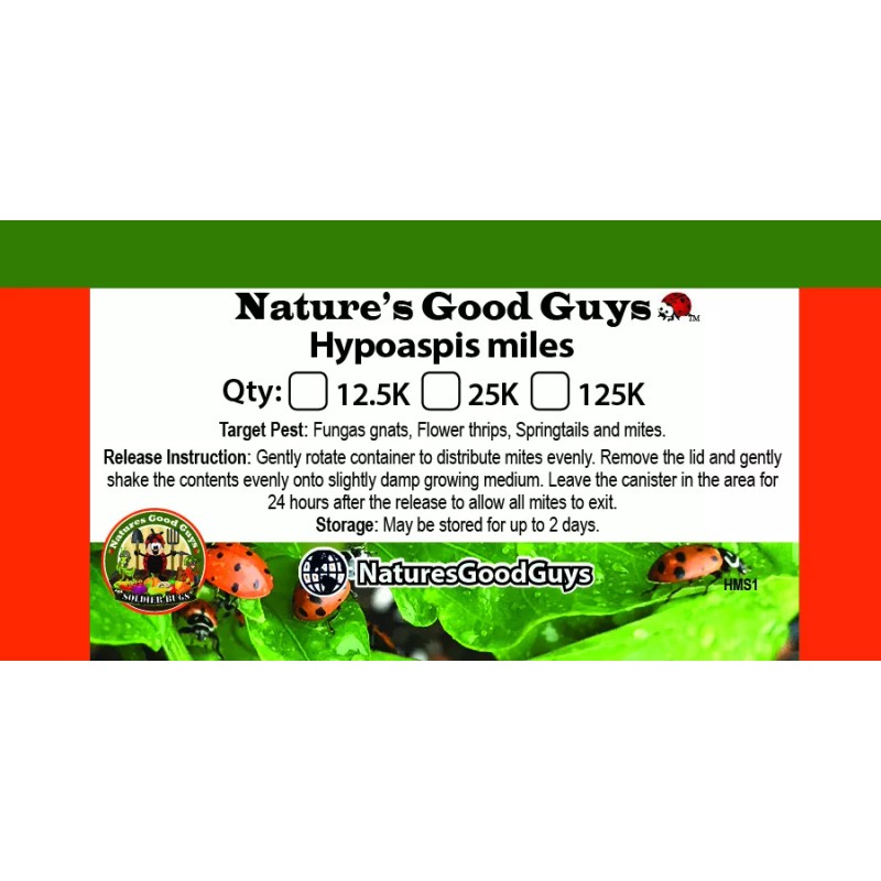 NaturesGoodGuy - 25,000 Hypoaspis Mites