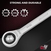 Premium 24-Piece Ratcheting Wrench Set, SAE & Metric Combination Wrenches,