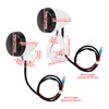 HDBUBALUS 4Pcs Front Rear Motorcycle LED Turn Signals Light 39-41mm
