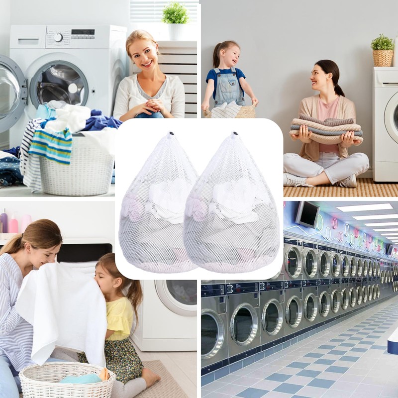 Laundry Net Large 2 Pieces for Washing Machine Large Mesh