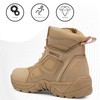 derlychug Men's Tactical Military 6 Inches Combat Side Zip Boot