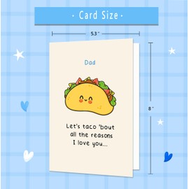 IDU Funny Fathers Day Card for Dad，Fathers Day Card Gifts for Dad from Daughter Son Kids，Father's day Cards Gifts，Humorous Dad’s Cheesy Superpowers Cards