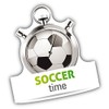 Zirni Stopwatch Soccer Time Sticker Decal Design 4'' X 5''