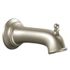 Moen Brantford Brushed Nickel Replacement 7.25-Inch Tub Diverter Spout with