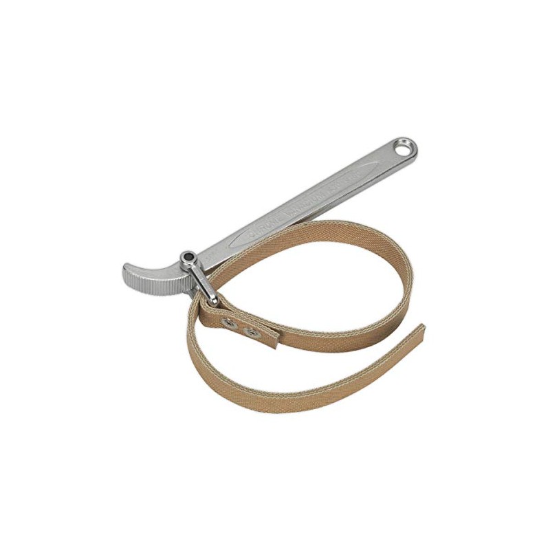 Sealey Ak6404 Oil Filter Strap Wrench 60-140Mm Capacity