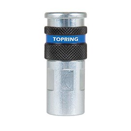 TOPRING 20.436 QSILVER2 Quick-Connect Coupler, 1/4 Industrial Plug Profile, 3/8(F) NPT Inlet, Series 20