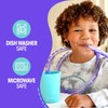SiliKids Silistraw Connectable and Reusable Silicone Straws, Soft and Bendy
