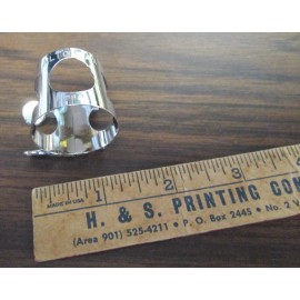 American Plating 334N Alto Sax Ligature Nickel-Plated NOS made in USA