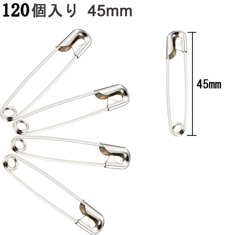 YOUOWO Safety Pins, Large Plus Locking Pins, 1.8 inches (45