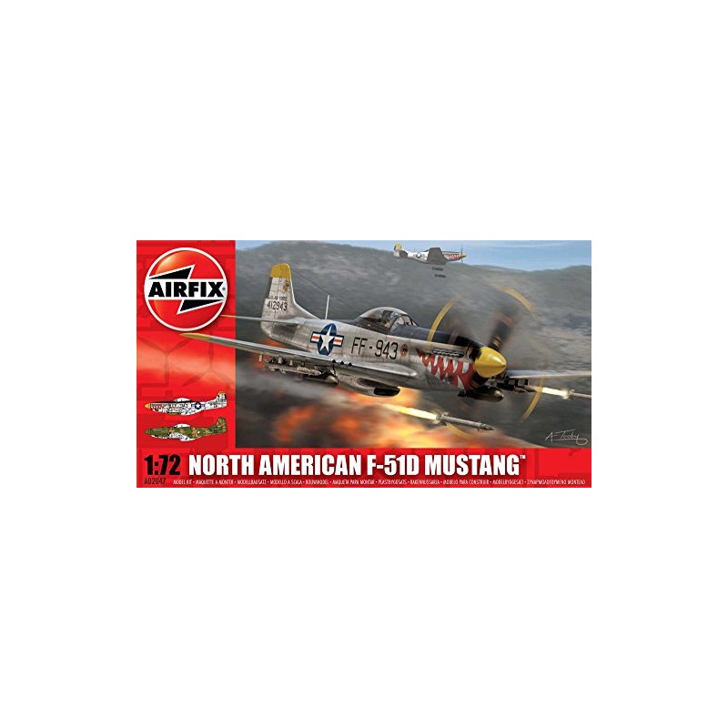 Airfix A02047 Model Kit North American F-51 Mustang