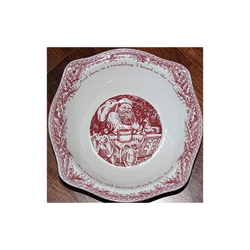 Johnson Brothers TWAS The Night Open 8.3" Fruit/Salad Bowl