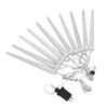 4W Meteor Shower Lights 7V 6.6ft IP65 Waterproof Plastic Christmas