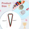 PATIKIL Award Neck Ribbons with Snap Clips, 100 Pack Polyester