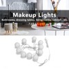 LED Makeup Mirror Lights Retractable Mirror Lamp with Dimmable Light