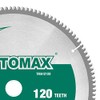 TOMAX 12-Inch 120 Tooth TCG Thin Aluminum and Non-Ferrous Metal