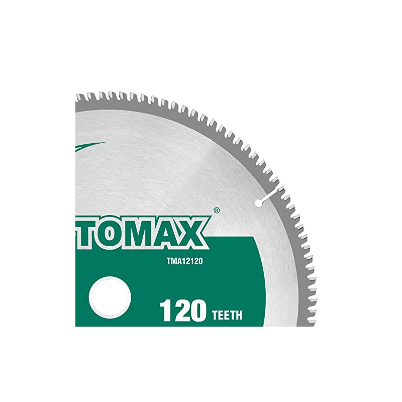 TOMAX 12-Inch 120 Tooth TCG Thin Aluminum and Non-Ferrous Metal