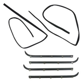 Fairchild Automotive 6pc Window Sweep/Run Channel Weatherstrip Set for F150 F250 F350 Pickup Truck