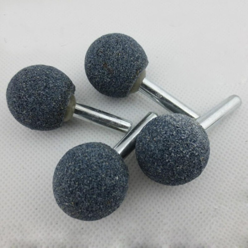 Ball Grinding Bits 6mm x 30mm Grinding Wheel Head White