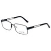 Vivid Eyewear Big and Tall 6 Designer Eyeglasses in Matte-Black
