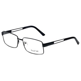 Vivid Eyewear Big and Tall 6 Designer Eyeglasses in Matte-Black +3.00