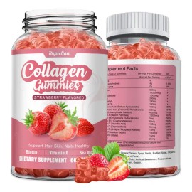 Riyuetian Gomitas Colágeno Vitamina-c Biotina Fresa 60