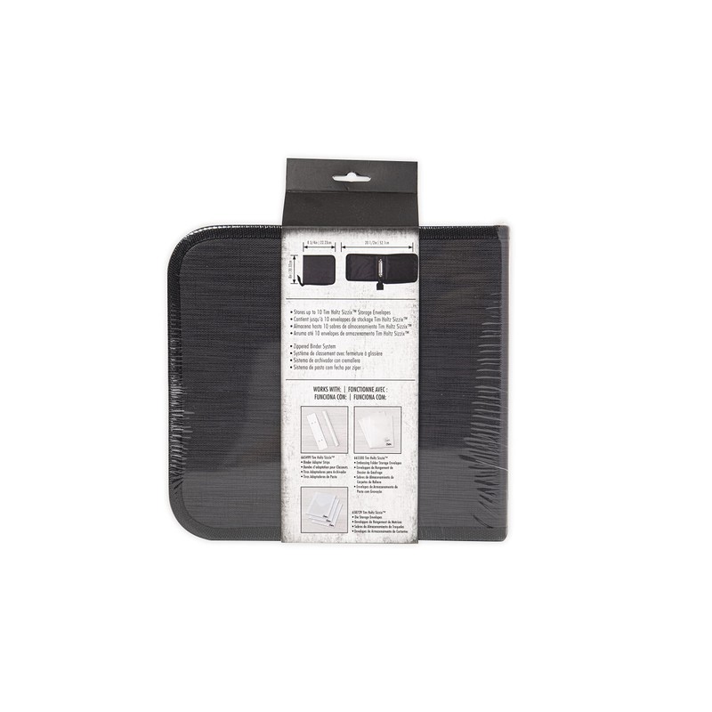 Sizzix Storage Die Storage Binder Small Black Inspired by T
