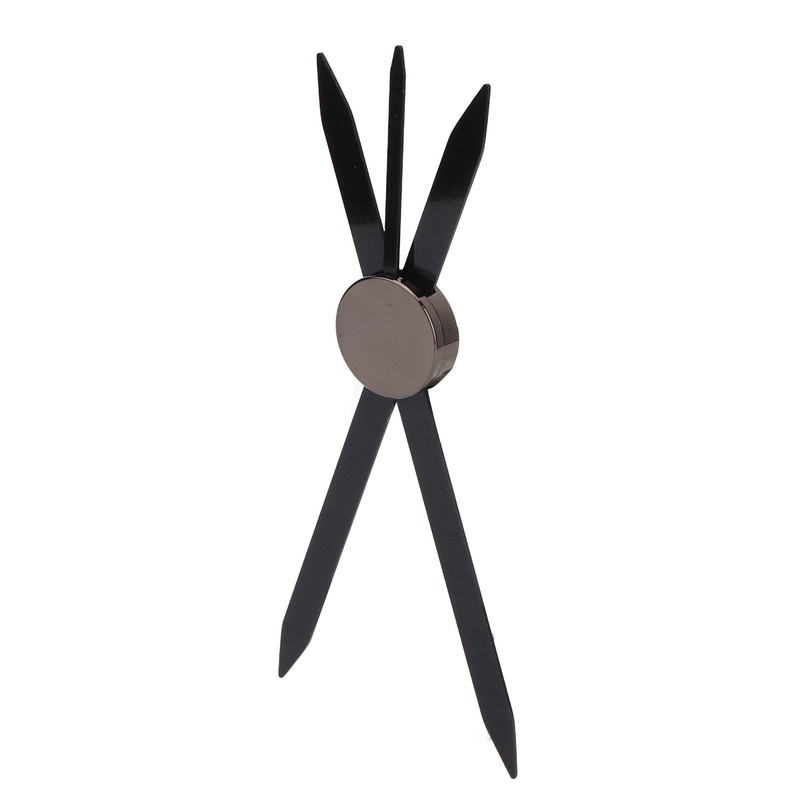 Eyebrow Stencil Ruler Black Stainless Steel Eyebrow Makeup Caliper Ruler