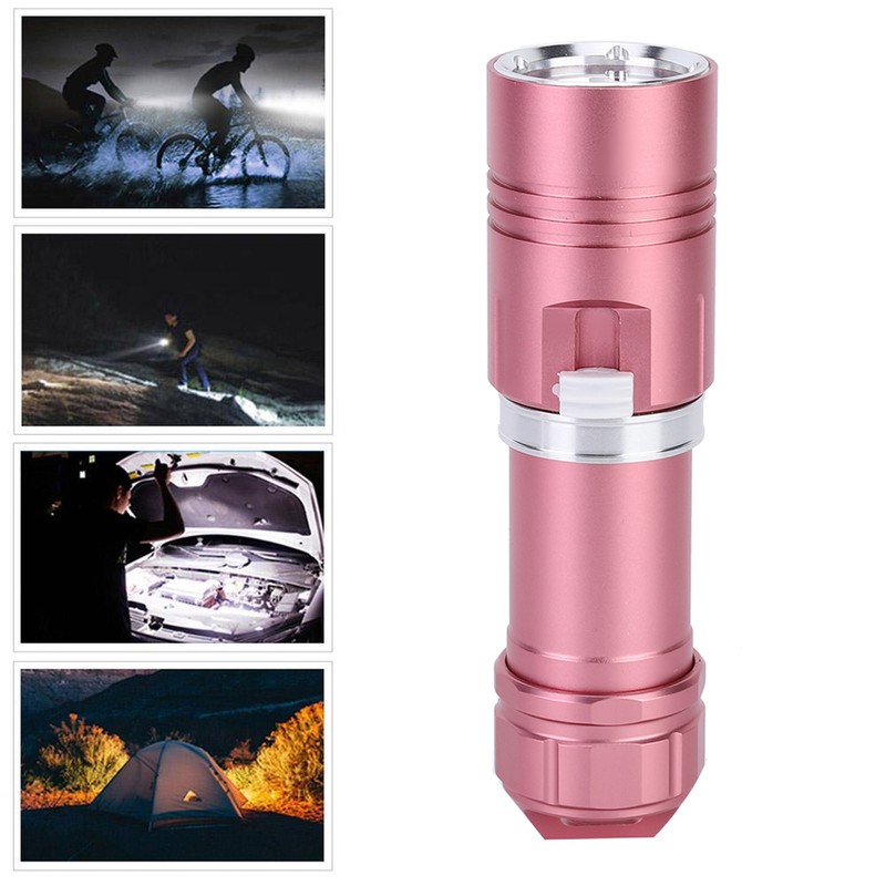 L2 LED Flashlight Torch 100M Diving Waterproof for Camping Stepless