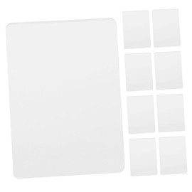 KICHOUSE 100sheets Transparent Laminating Pouches Mil PVC Photo Film for Id Cards Documents and Craft Projects