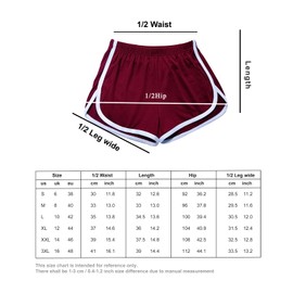 WEBGGER 2 Pack Women's Cotton Yoga Dance Short Pants Sport Shorts Summer Athletic Cycling Hiking Sports Shorts (M, Black,Red)
