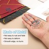 PATIKIL 50 Pcs 2x1" Large Paper Clips Metal Paper Clips