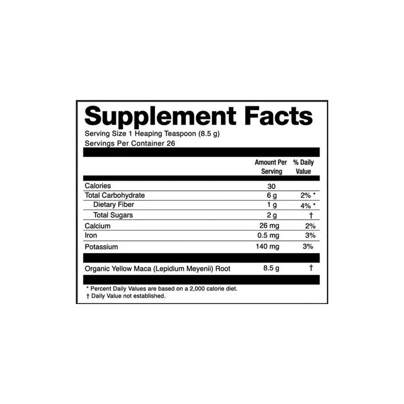 Zen Spirit Maca En Polvo Orgánica 8oz
