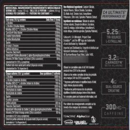 Cellucor C4 Ultimate 40 Servicios 736 Gr Sabor Icy Blue Razz Icy Blue Razz                                                                            