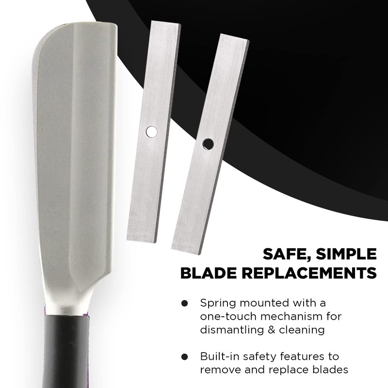 Feather Artist Club SS Razor Not Folding Handle Black (ACS