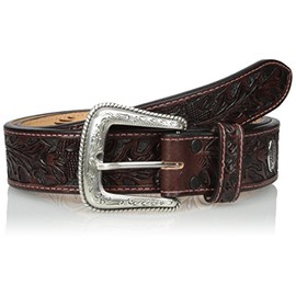 Nocona Belt Co. Men's Brown Mexican Tooled Acorn, 42
