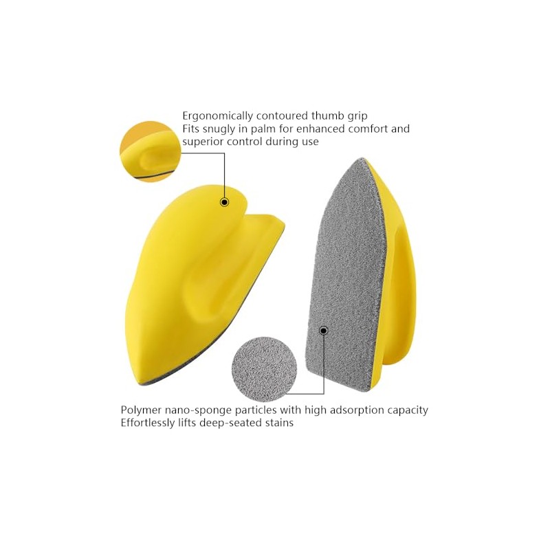 Sanding Blocks 5Pack Hook and Loop Sanding Block Round and