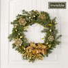 Ainkou 2pcs Clear 12" Wreath Hanger Hook Christmas Wreaths Holders