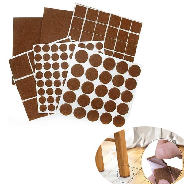 Felt Pads, Furniture Protection Pads, Scratch Resistant, Noise Prevention, Anti-Slip,